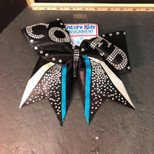 Load image into Gallery viewer, &quot;COED&quot; Rhinestone cheerleading bow
