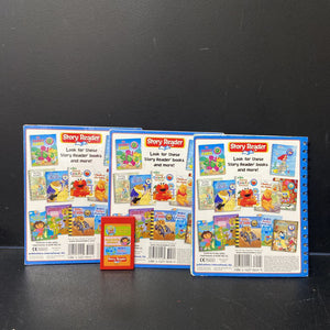 3pk Story Reader Set: Spongebob Squarepants, Dora the Explorer, Blue's Clues -interactive