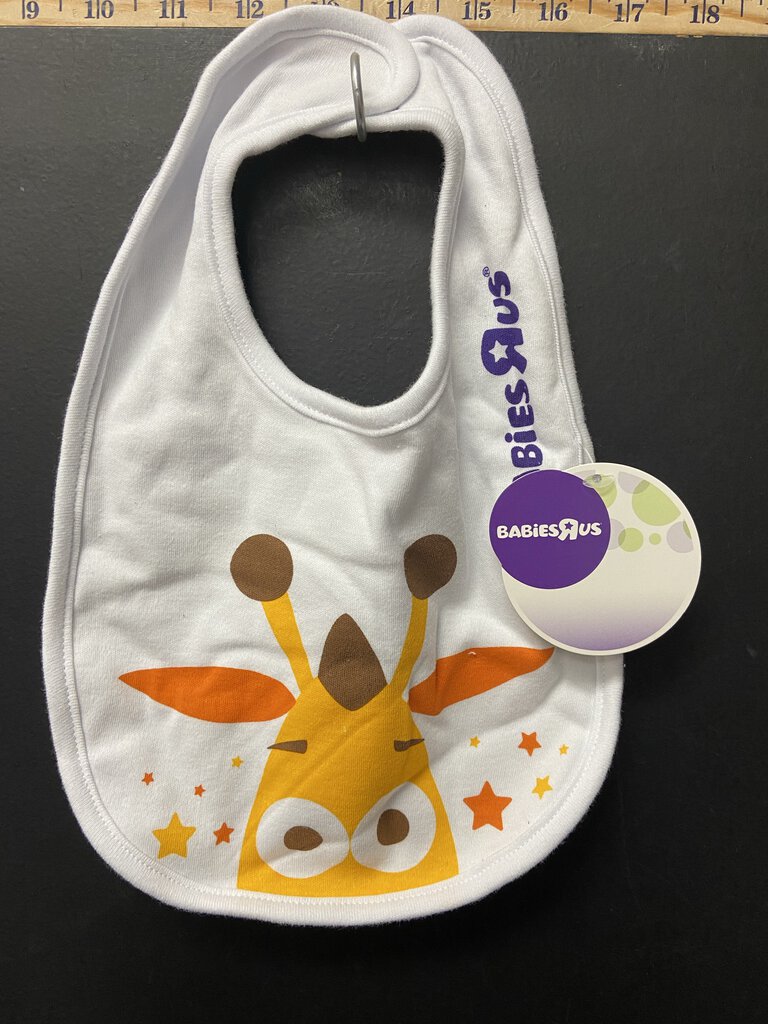 Geoffrey Giraffe Infant Baby Bib [new]