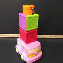 Load image into Gallery viewer, Stack n&#39; Surprise Ice Cream Truck developmental blocks

