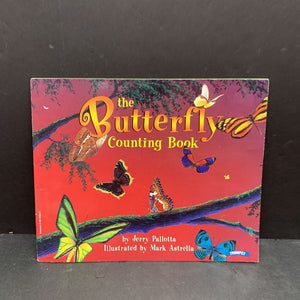 The Butterfly Counting Book (Jerry Pallotta) -paperback