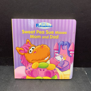 Sweet Pea Sue Misses Mom and Dad (Jim Henson's Pajanimals) -board