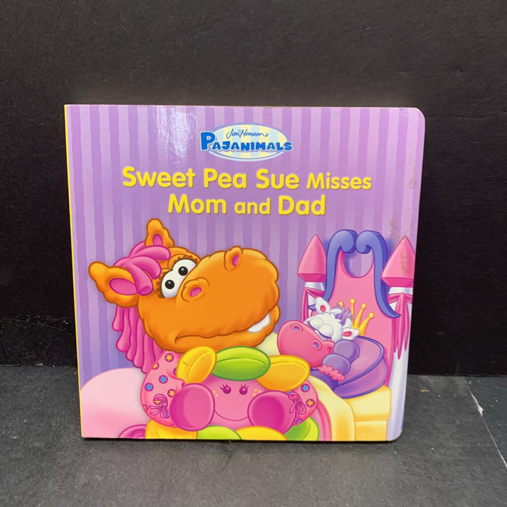 Sweet Pea Sue Misses Mom and Dad (Jim Henson's Pajanimals) -board