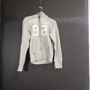 "Fitch 92" zip hooded sweatshirt w/ pocket