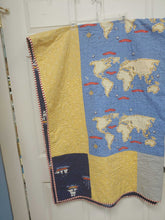 Load image into Gallery viewer, Sailboat Reversible Quilt
