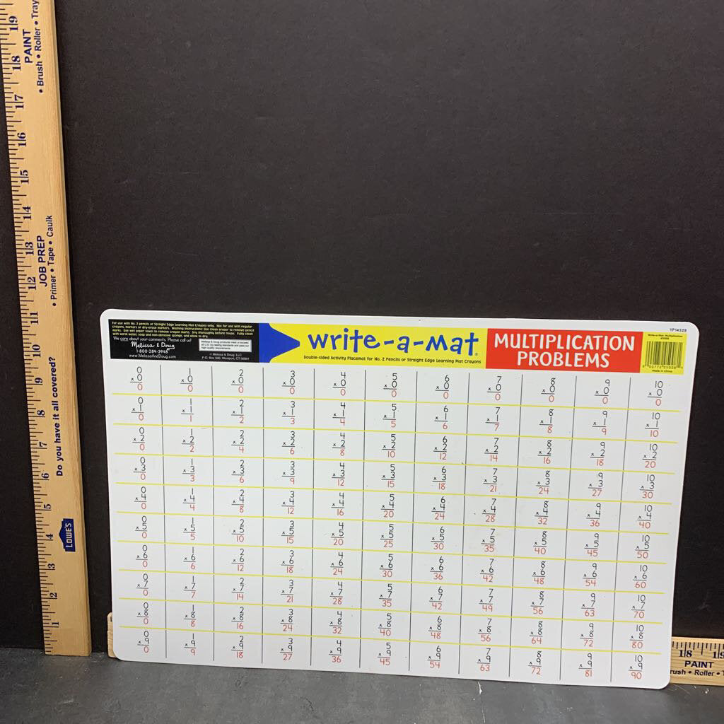 Write-A-Mat: Multiplication Problems