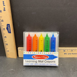 Learning Mat Crayons [new]