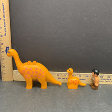 Load image into Gallery viewer, Brontosaurus Baby, Parent and Caveman (Dinosaur)
