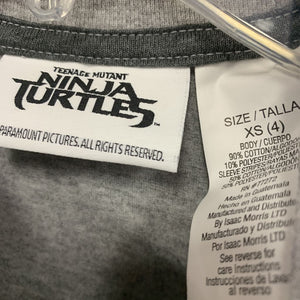 ninja turtles stripe sleeve shirt