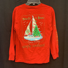 Load image into Gallery viewer, &quot;simply southern Nauti Or Nice Preppy Holidays&quot; top(Christmas)
