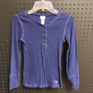 Solid button up top