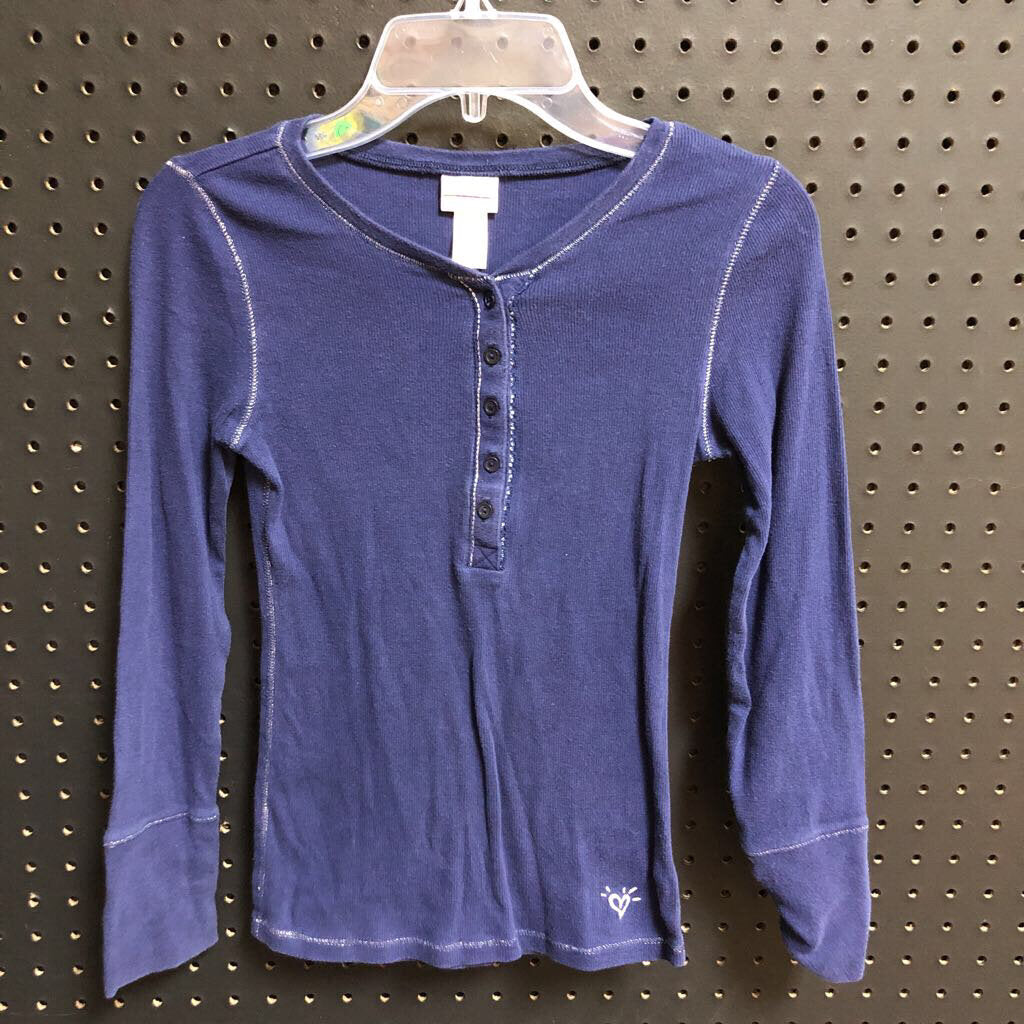 Solid button up top