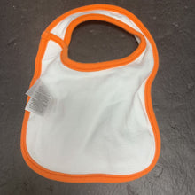 Load image into Gallery viewer, &quot;My First Halloween&quot; bib w pumpkin
