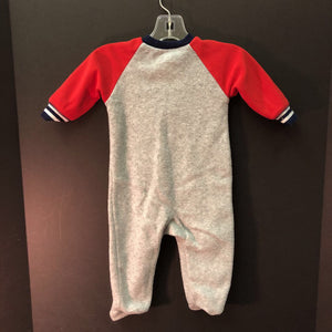 "Daddy's all-star" zip sleepwear w/feet