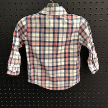 Load image into Gallery viewer, plaid button down shirt
