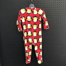 Load image into Gallery viewer, zip penguin sleepwear w/feet

