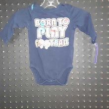 Load image into Gallery viewer, &quot;Born to play football&quot; onesie
