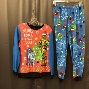 2pc "May the force be with you" sleepwear {Christmas}