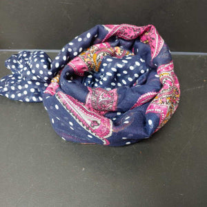 paisely& polka dot print scarf