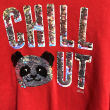 Load image into Gallery viewer, hooded &quot;chill out&quot; sequin sweatshirt
