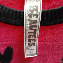Load image into Gallery viewer, stripe sleeve reindeer sweater
