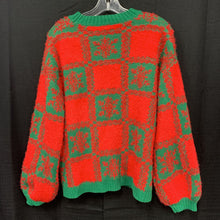 Load image into Gallery viewer, Bulldog w/ sequin glasses Christmas sweater
