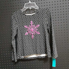 Load image into Gallery viewer, Polka dot sequin snowflake shirt

