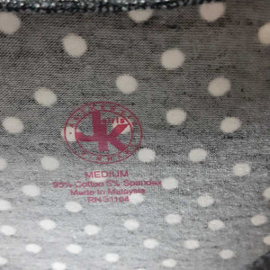 Polka dot sequin snowflake shirt