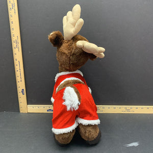 Reindeer w/santa outfit