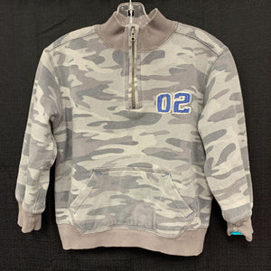 "02" camo sweatshirt