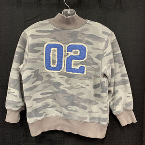 "02" camo sweatshirt