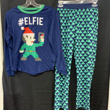 Load image into Gallery viewer, 2pc &quot;Elfie&quot; elf sleepwear (Christmas)
