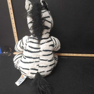 plush zebra w/baby