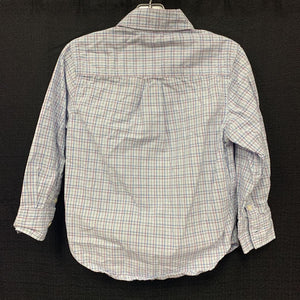 Gingham button down shirt