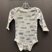 Load image into Gallery viewer, &quot;Rawwr Growl grr&quot; onesie
