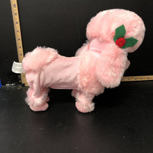 Load image into Gallery viewer, Singing Cleo poodle/ sleigh ride
