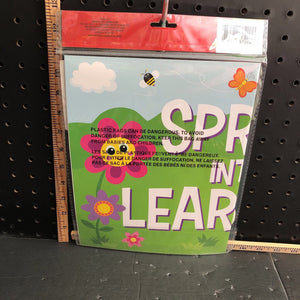 "Spring into learning" classroom decor kit