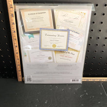 Load image into Gallery viewer, 15ct foil certificates

