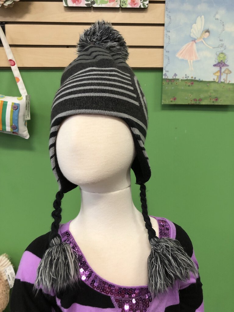 Striped winter hat