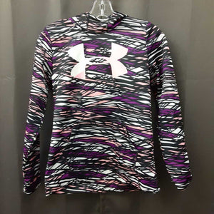 Hooded patterned sweatshirt