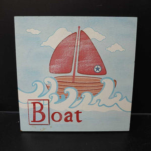 Boat wall hanging