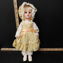 Load image into Gallery viewer, Collectible vintage doll w/dress&amp;bow
