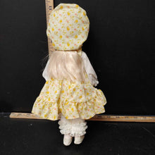 Load image into Gallery viewer, Collectible vintage doll w/dress&amp;bow
