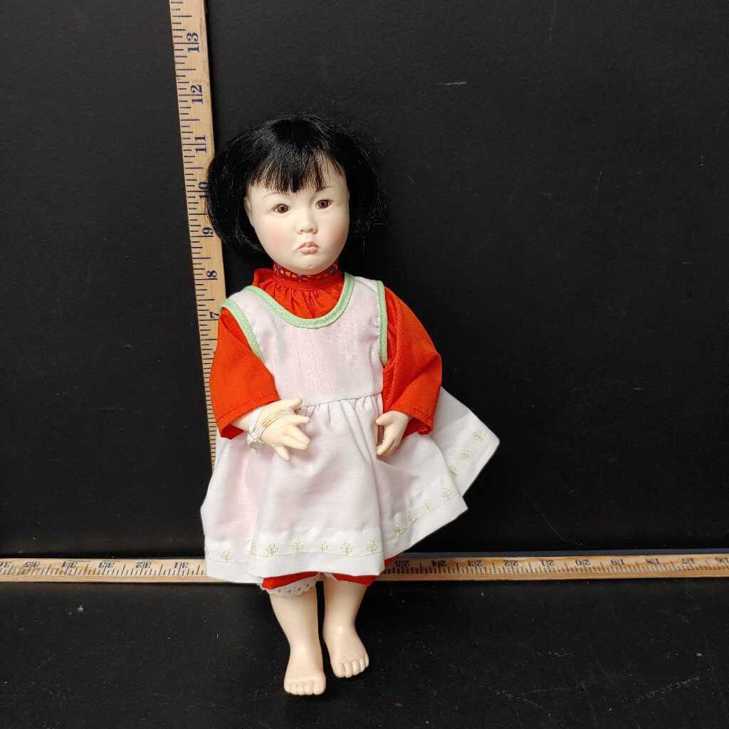 Collectible vintage Doll w/apron dress