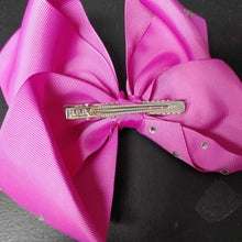 Load image into Gallery viewer, Solid Bow w/Rhinestones
