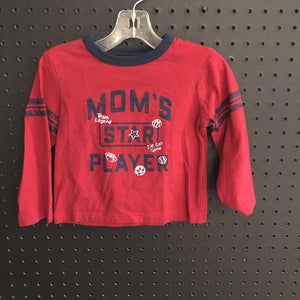 "Mom's star player" shirt