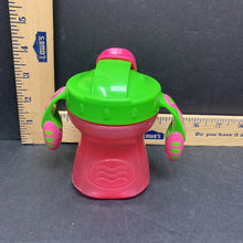 Load image into Gallery viewer, slide straw sippy cup w/handles
