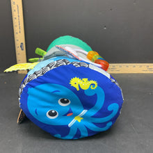 Load image into Gallery viewer, Rhythm of the reef sensory,rattle,taggie,prop pillow

