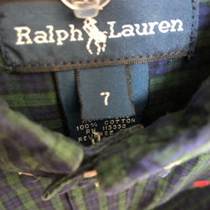 Plaid button down shirt
