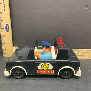 1978 Husky Helpers police car w/person Vintage Collectible